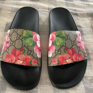 Gucci Floral Slides